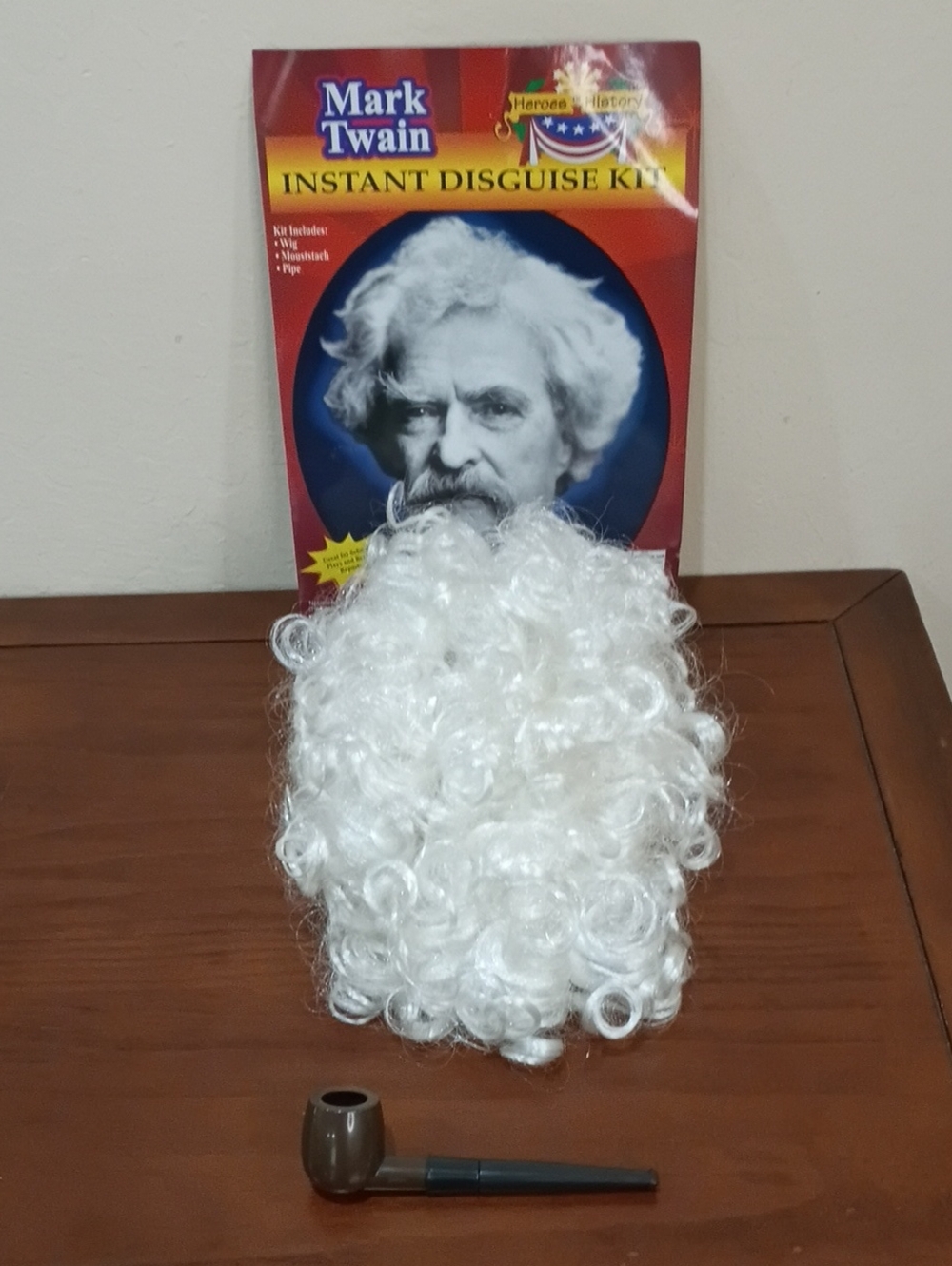 Mark Twain Halloween Instant Disguise - No Mustache